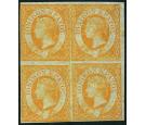 SG1a. 1859. (1/2d) Orange. 'Major re-entry'. Brilliant fresh U/M