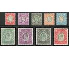 SG59-66. 1903 Set of 9. Superb fresh mint...