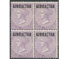 SG6. 1886 6d Deep lilac. Superb fresh mint block of 4...