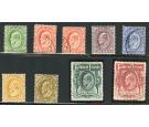 SG43-50. 1904 Set of 8. Superb fine used...