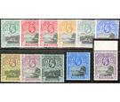 SG72-81 (inc.SG73a). 1912 Set superb fresh U/M mint...