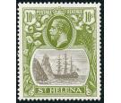 SG112. 1922 10/- Grey and olive-green. Brilliant U/M mint...