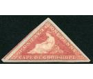 SG5a. 1858 1d Rose. Superb fresh mint with massive margins...
