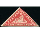 SG13a. 1861 1d Carmine. Outstanding MINT example...