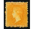 SG12. 1869 4d Yellow. Superb fresh mint...