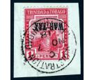 SG176a. 1917 1d Red 'Overprint Inverted'. Choice brilliant fine