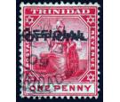 SG O9a. 1909 1d Rose-red 'OFFICIAL'. 'Overprint Double'. Superb 