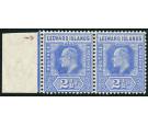 SG40a. 1907 2 1/2d Bright blue. Wide 'A' in 'LEEWARDS'. U/M mint