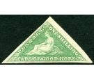 SG21. 1863 1/- Bright emerald-green. Superb fresh mint...
