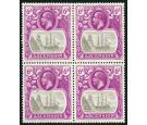 SG16a. 1924 6d Grey-black and bright purple. 'Broken Mainmast'..