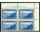 SG364. 1938 13c Blue. Brilliant U/M corner imprint sheet margina