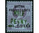 SG11. 1893 1/2d on 2 1/2d Purple/blue. Brilliant fresh mint...