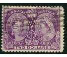 SG137. 1897 $2 Deep violet. Very fine used with roller cancel...