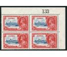 SG143c. 1935 1 1/2d Deep blue and scarlet. 'Lightning Conductor'