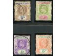 SG13-16. 1907. Set of 4. Very fine used...