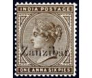 SG5m. 1895 1a.6p. Sepia. Diaeresis over last 'a'. Brilliant fres