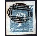 SG37. 1859 2d Blue. Earliest Impression. Superb used with very l
