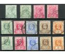 SG1-12. 1900-1905. 3 sets. Very fine used...