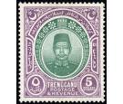 SG17. 1912 $5 Green and dull purple. Superb perfectly centred mi