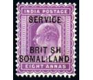 SG O9a. 1903 8a Purple 'BRIT SH' for 'BRITISH'. Choice superb fr