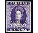 SG31 PROOF. 6d Deep violet, Watermark Crown CC, Imperforate, ove