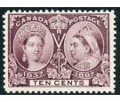 SG131. 1897 10c Purple. Brilliant fresh U/M mint...