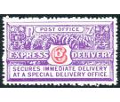 SG E3. 1936 6d Carmine and bright violet. Brilliant fresh U/M mi