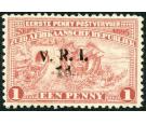 1900. 1d on 1d Red Commemorative. Superb fresh mint...