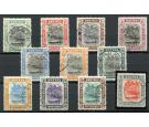 SG23-33. 1907 Set of 13. Superb fine used...