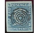 SG14. 1854 2d Blue. Intermediate Impression. Superb fine used...