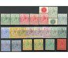 SG22-38. 1914 Set of 14 complete with all shades. Superb fresh m
