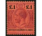 SG38. 1914 £1 Purple and black/red. Brilliant fresh U/M mint...