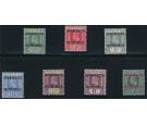 SG1-7. 1911 set of 7. Superb fresh mint...