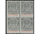 SG26. 1893 4/- Grey-black and vermilion. Brilliant fresh U/M min