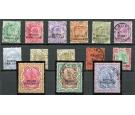 SG18-30. 1903 Set of 13. Superb used...