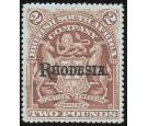 SG113d. 1912 £2 Rosy brown (bluish paper). Choice brilliant fre