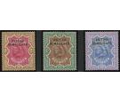 SG11-13. 1903 2r to 5r. Brilliant fresh mint...