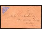 SG6a. 1/- Dull mauve. 'BISECTED" (6d.) Superb fine used on 1860 