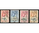 SG172-175. 1961. 'Tristan Relief'. Set of 4. Brilliant fine used