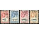 SG172-175. 1961. 'Tristan Relief'. Set of 4. Brilliant fresh U/M