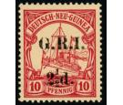 SG5. 1915 2 1/2d on 10pf Carmine. Brilliant fresh U/M mint...