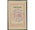 SG46b. 1886 1/6 Rose. 'Violet Handstamp'. Superb fresh mint with
