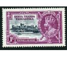 SG127l. 1935 1/- Slate and purple. Line through '0' of '1910'. U