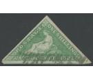 SG21. 1863 1/- Bright emerald-green. Superb fine used...