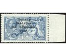 SG46. 1922 10/- Dull grey-blue. Superb fresh sheet marginal mint