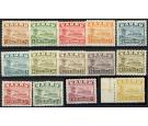SG26B-39B. 1937 Set of 14. Brilliant fresh mint...