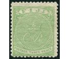 SG11. 1871 3d Pale yellow-green. Superb fresh mint...