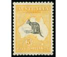 SG42. 1918 5/- Grey and yellow. Brilliant fresh perfectly centre