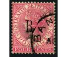 SG16. 1883 4c Rose. very fine used...