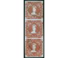 SG1. 1853 1d Rd-brown. Superb fine used strip of 3...